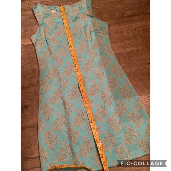 Women’s Blue Rose Dress Size Small - Picture 3 of 4